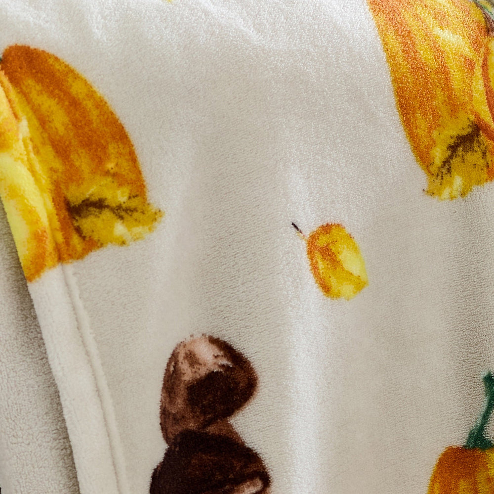 Pumpkin Party Super Soft Fleece Throw