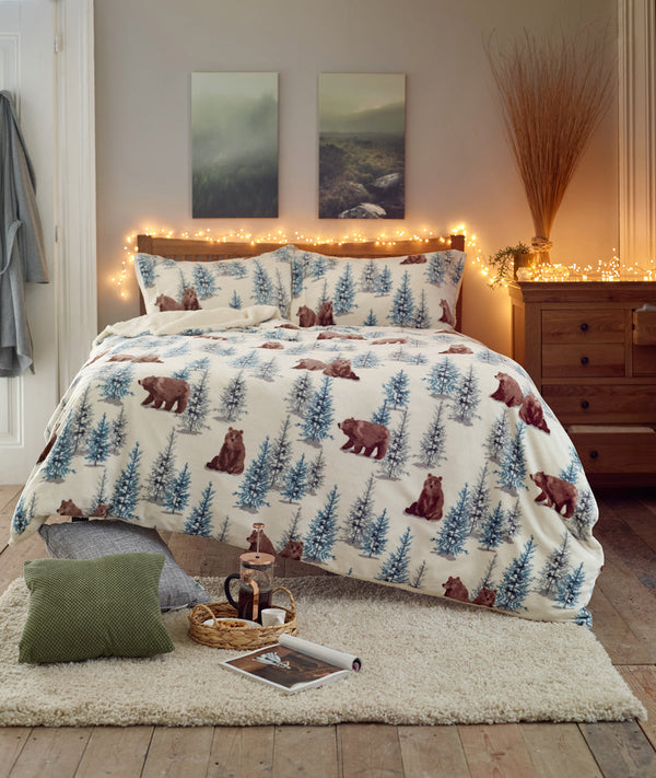 Winter Bears Sherpa Duvet Set