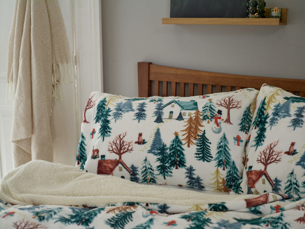 Winter Walk Sherpa Duvet Set