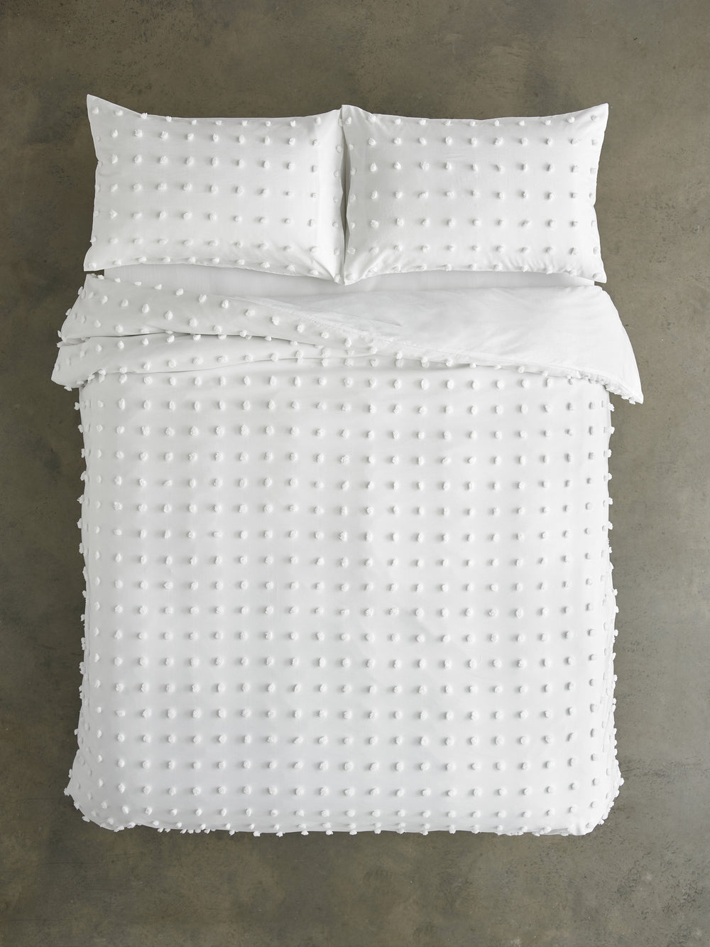 Deyongs Fluffy Dots White