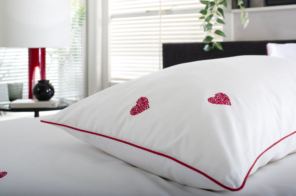 Filigree Hearts Cotton Duvet Set