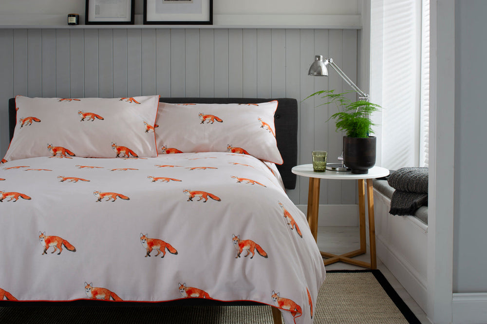 Foxx Printed Cotton Duvet Set - Deyongs