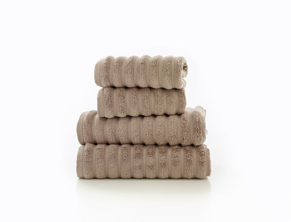 Hamilton Textured Thick Ribbed Cotton Bathroom Towels