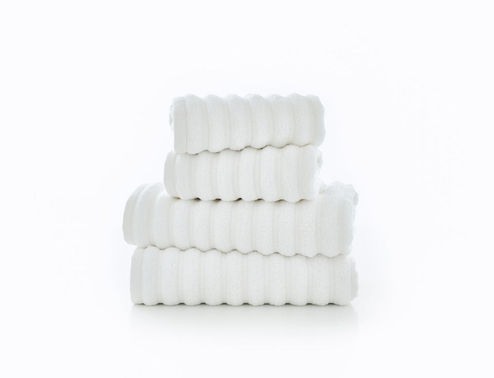 Hamilton Textured Thick Ribbed Cotton Bathroom Towels