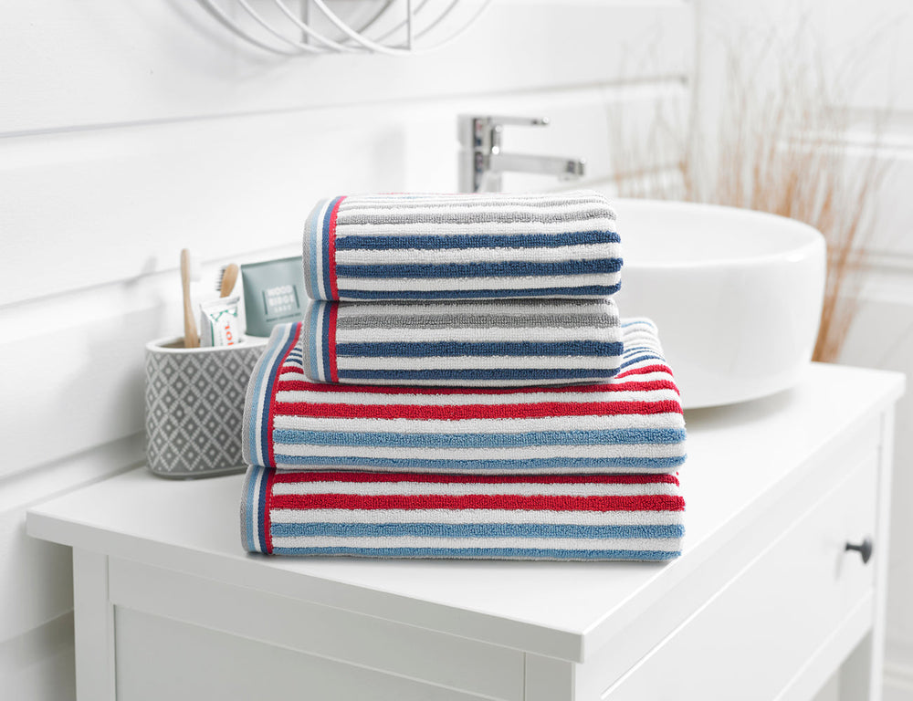 Hanover Stripe Towels - Deyongs