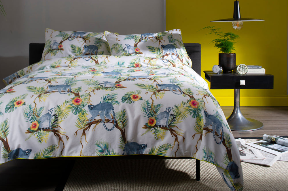 Madagascar Printed Cotton Duvet Bedlinen - Deyongs