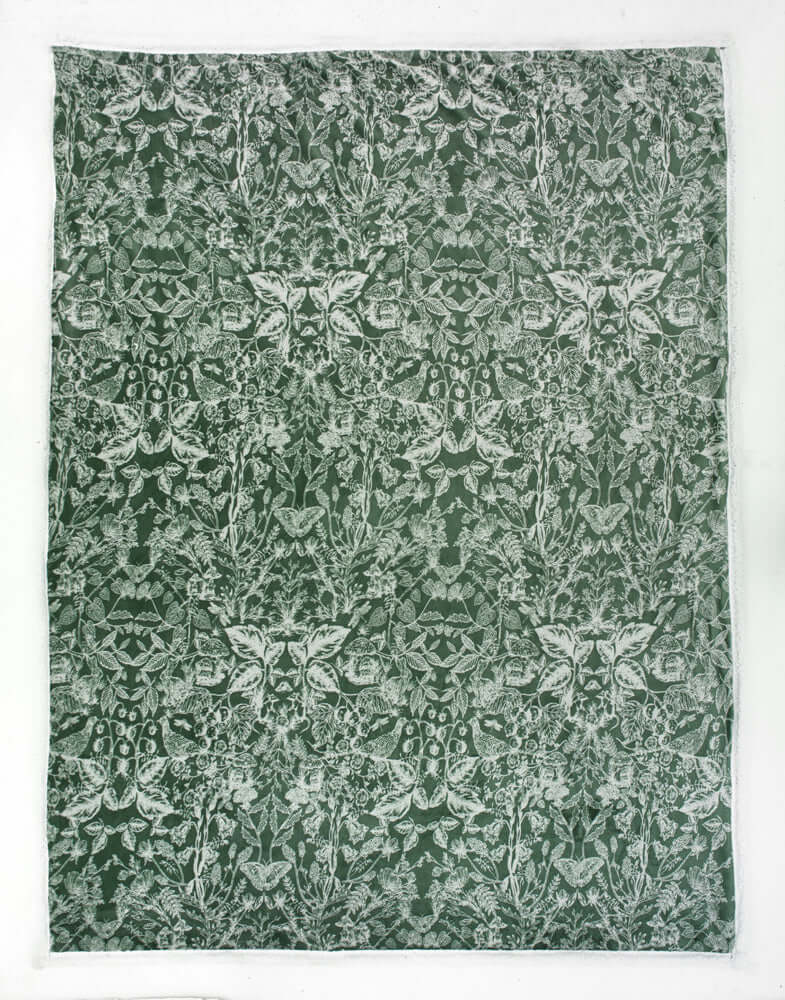Secret Garden Printed Sherpa Fleece Throw