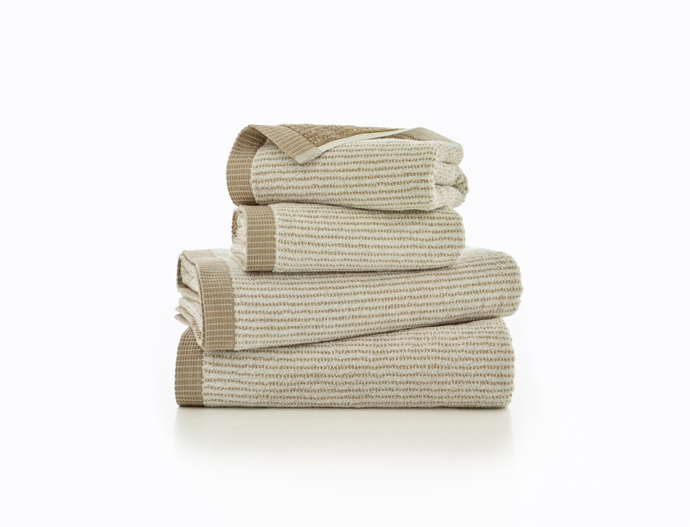 Willow Weave Stripe Towels 550 GSM