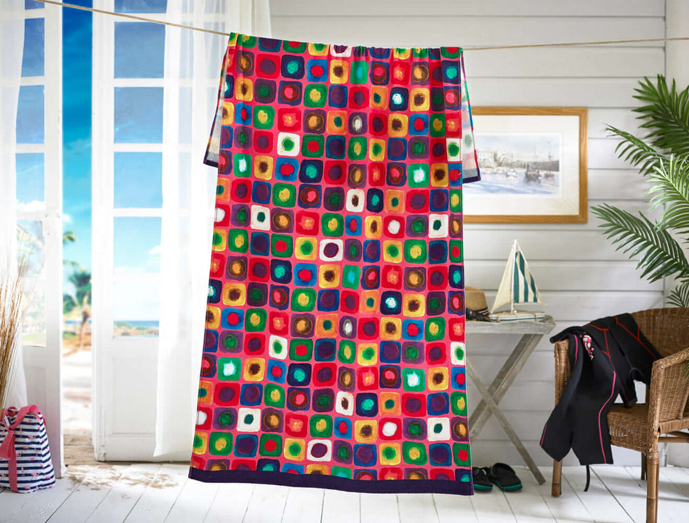 You've Been Spotted Cotton Velour Beach Towel 90x180cm